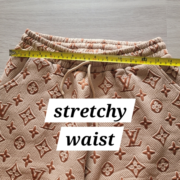 Sale🎉 Stylish Embossede Monogram Jogger Pants - Picture 6 of 6